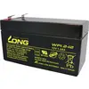 Long WP1.2-12 Blybatteri 12 V 1.2 Ah Bly AGM (B x H x D) 97 x 59 x 43 mm Stickkontakt 4.8 mm VDS-certifiering, Låg självurladdning, Underhållsfri