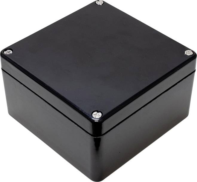 Hammond Electronics 1590ZGRP161BK Universalhölje 160 x 160 x 90 Polyester Svart 1 st