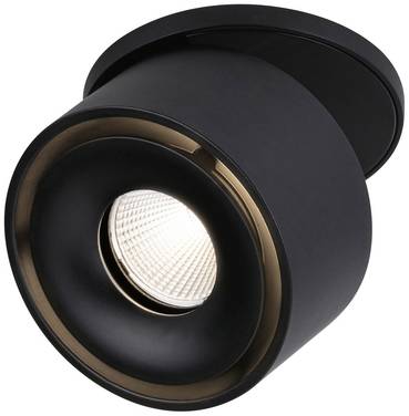 Paulmann 93370 Spircle LED-inbyggnadsbelysning   LED LED fast installerad 8 W Svart (matt)