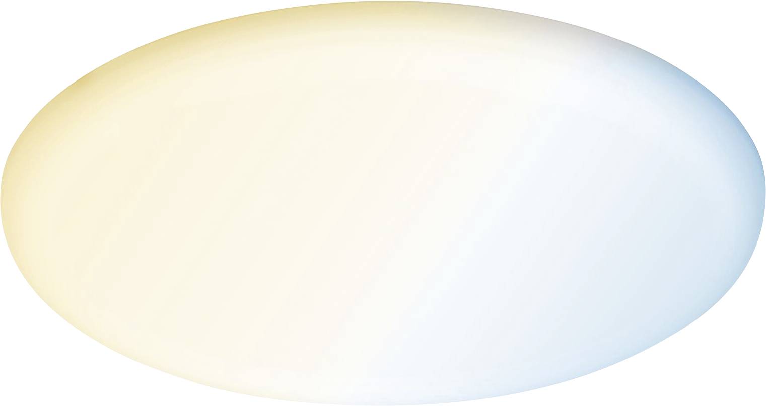 Oval färggradient med mjuk övergång från gult till blått.