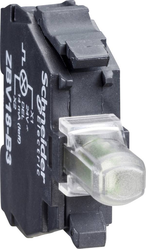 Schneider Electric ZBVJ1 ZBVJ1 LED-modul för frontmontering   Vit 5 st Piece