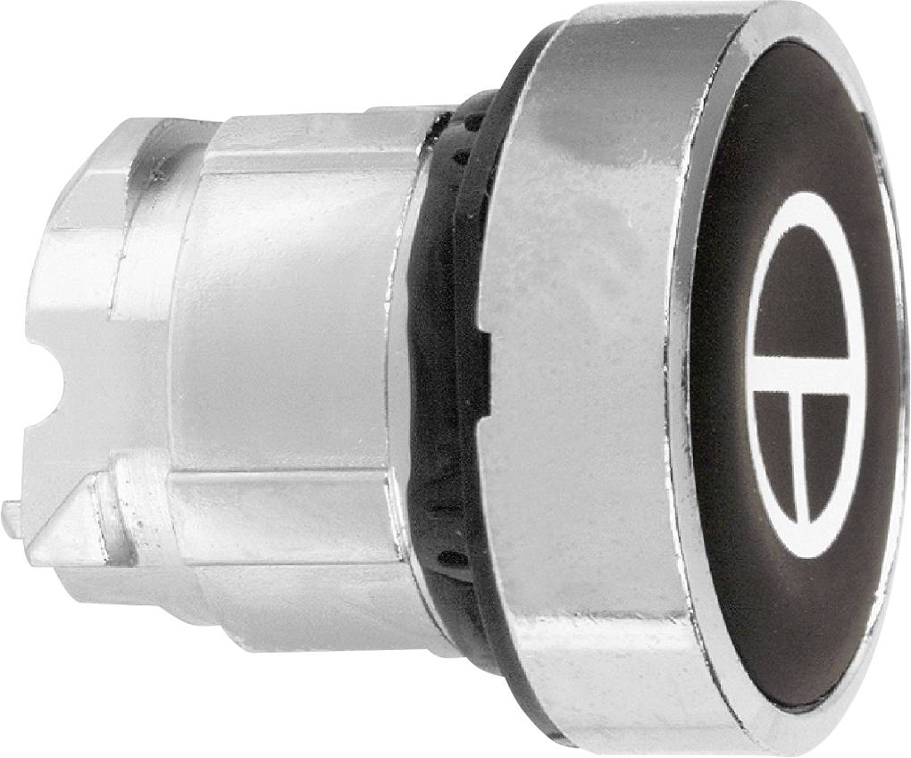 Schneider Electric ZB4BA245 ZB4BA245 Frontpanel för tryckknapp återställningsbar (Ø) 22 mm T Krom, Svart 1 st