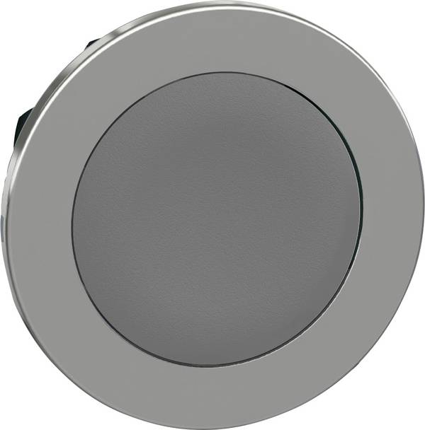 Schneider Electric ZB4FA8  platt, återställningsbar (Ø) 30.5 mm omärkt Krom, Grå 1 st