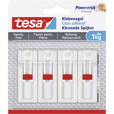 tesa 77774 Justerbar klisterspik Vit