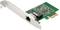 Ett nätverkskort med PCIe-gränssnitt och Ethernet-anslutning för att ansluta en dator till ett nätverk.