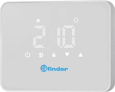 Finder 1T.91.9.003.0000 Rumstermostat Utanpåliggande Dagsprogram 5 till 37 °C