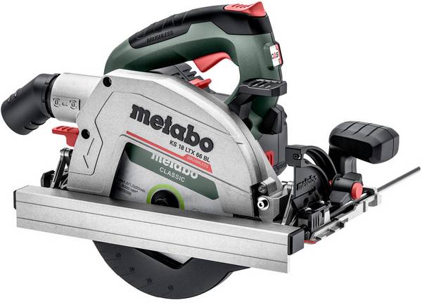Metabo KS 18 LTX 66 BL Cirkelsåg batteridriven  165 mm exkl. batteri/laddare, inkl. väska  18 V