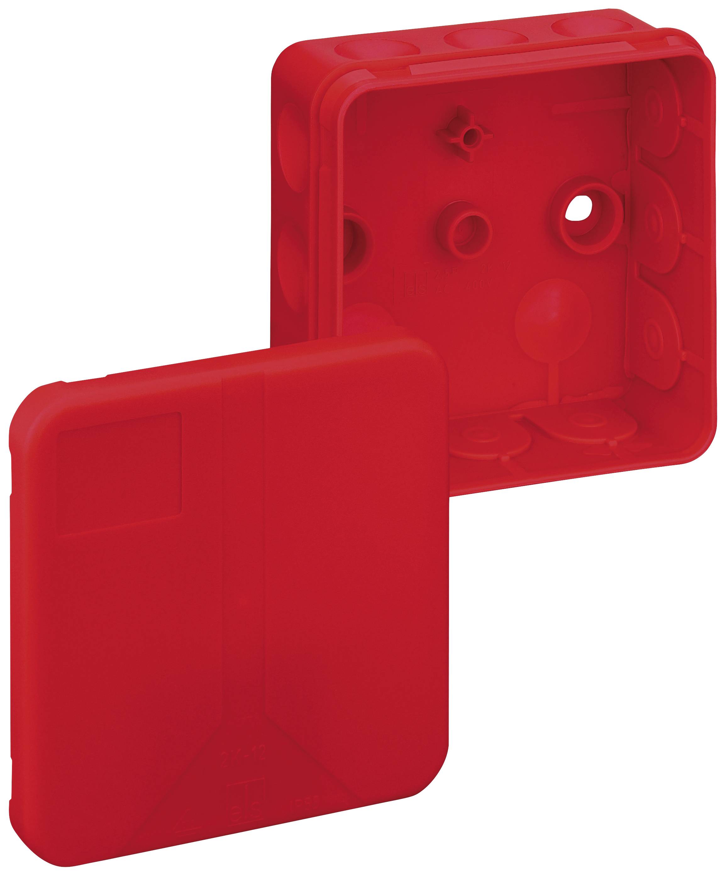 Spelsberg 2K-12 SB-L Kopplingsdosa (L x B x H) 85 x 85 x 37 mm Röd IP55 1 st
