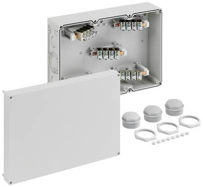 Spelsberg Abox 700-70q/5 Kopplingsdosa (L x B x H) 450 x 300 x 132 mm Grå IP65 1 st