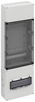 Spelsberg  75916001  ZVi 9030-W  Panel för mätarmontage  Uppbyggnad  Moduler totalt = 12    Innehåll 1 st