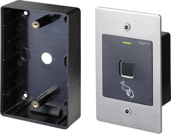 Sygonix SY-4760958 Fingeravtryck/RFID-åtkomstsystem Infälld  12 V/DC, 18 V/DC IP66
