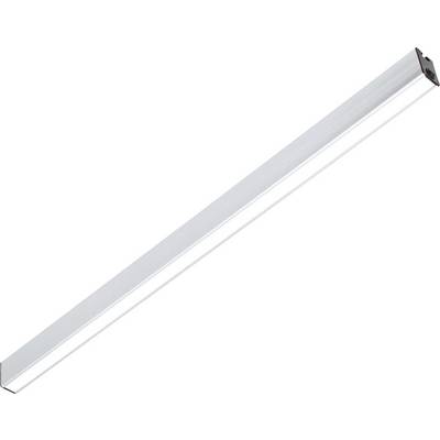 Långt, rektangulärt LED-ljus i modern design, monterat för takbelysning.