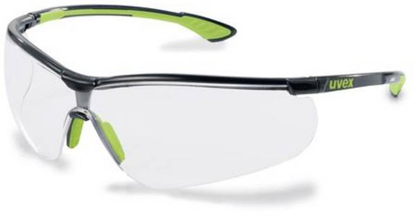 uvex sportstyle 9193265 Skyddsglasögon inkl. UV-skydd Grön, Svart EN 166, EN 170 DIN 166, DIN 170