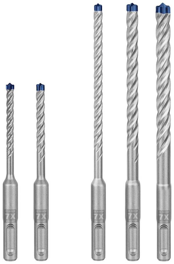 Bosch Accessories EXPERT SDS plus-7X 2608900197 Volframkarbid Borrhammare 5 delar 5 mm, 6 mm, 8 mm, 10 mm SDS-Plus 5 st
