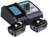 Makita BL1850B + DC18RC 197570-9 Verktygsbatteri och laddare 5 Ah Li-Ion