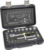 C.K T4661 Hylsnyckelsats metrisk 3/8" 23 delar T4661
