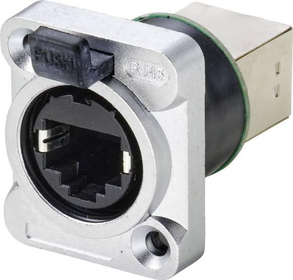 <br>  TRU COMPONENTS<br>  TC-9554640<br>  <br>  RJ45 datakontakt<br>  Hona rak<br>  <br>  <br>  Antal poler (RJ) 8P8C<br>  Nickel<br>  1 st<br>