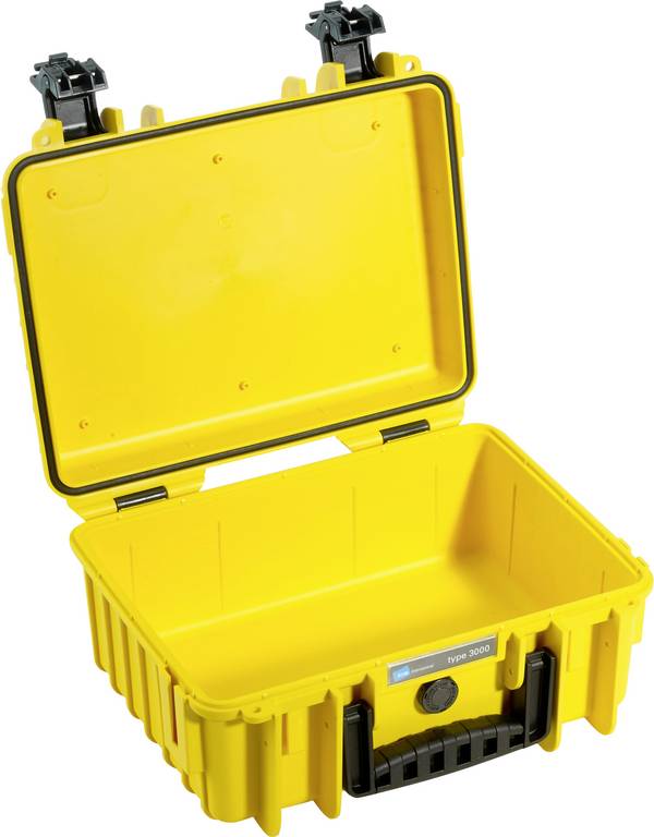 B & W International Friluftsväska  outdoor.cases Typ 3000 11.7 l (B x H x D) 365 x 150 x 235 mm Gul 3000/Y