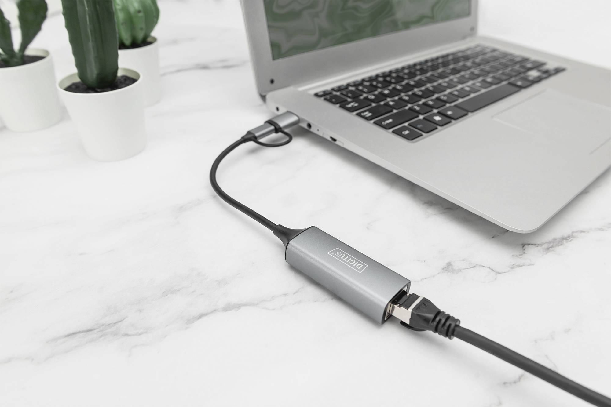 Digitus DN-3028 Nätverksadapter 2.5 GBit/s USB, USB 3.0, USB 3.1, USB 3.2 Gen 1, USB-A-1