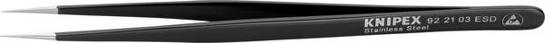 Knipex 92 21 03 ESD ESD Pincett 1 st  Spets, fin, extra tunn 140 mm