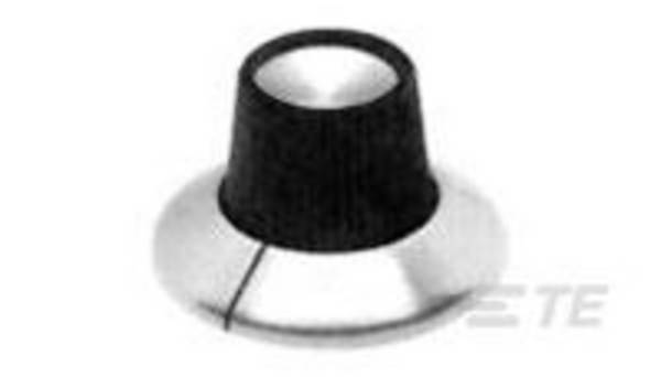 TE Connectivity 9-1437624-7 TE AMP Industrial Switches and Knobs Vridknapp med skala Svart (Ø) 29.7 mm 1 st Package