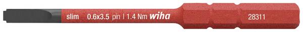 <br>  Wiha<br>  44385<br>  44385<br>  Spår-Bit<br>  Drivning: 6 mm<br>  Output: Spår<br>  <br>  75 mm<br>