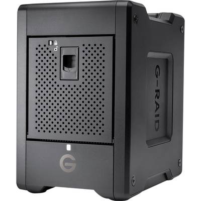 SanDisk Professional G-Raid Shuttle 4 48 TB Extern hårddisk 3.5" USB 3.2 Gen 2, Thunderbolt 3 Svart SDPH34H-048T-MBAAB