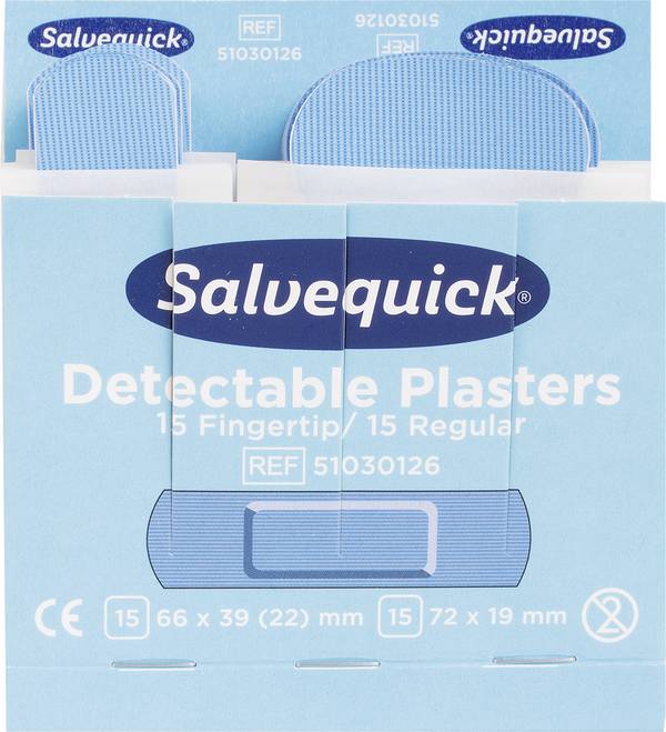Salvequick 1009736 Refill detekterbara plåster