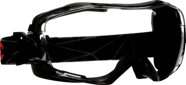 3M  GG6001SGAF-BLK Heltäckande skyddsglasögon inkl. anti-fogskydd, med repskydd Svart