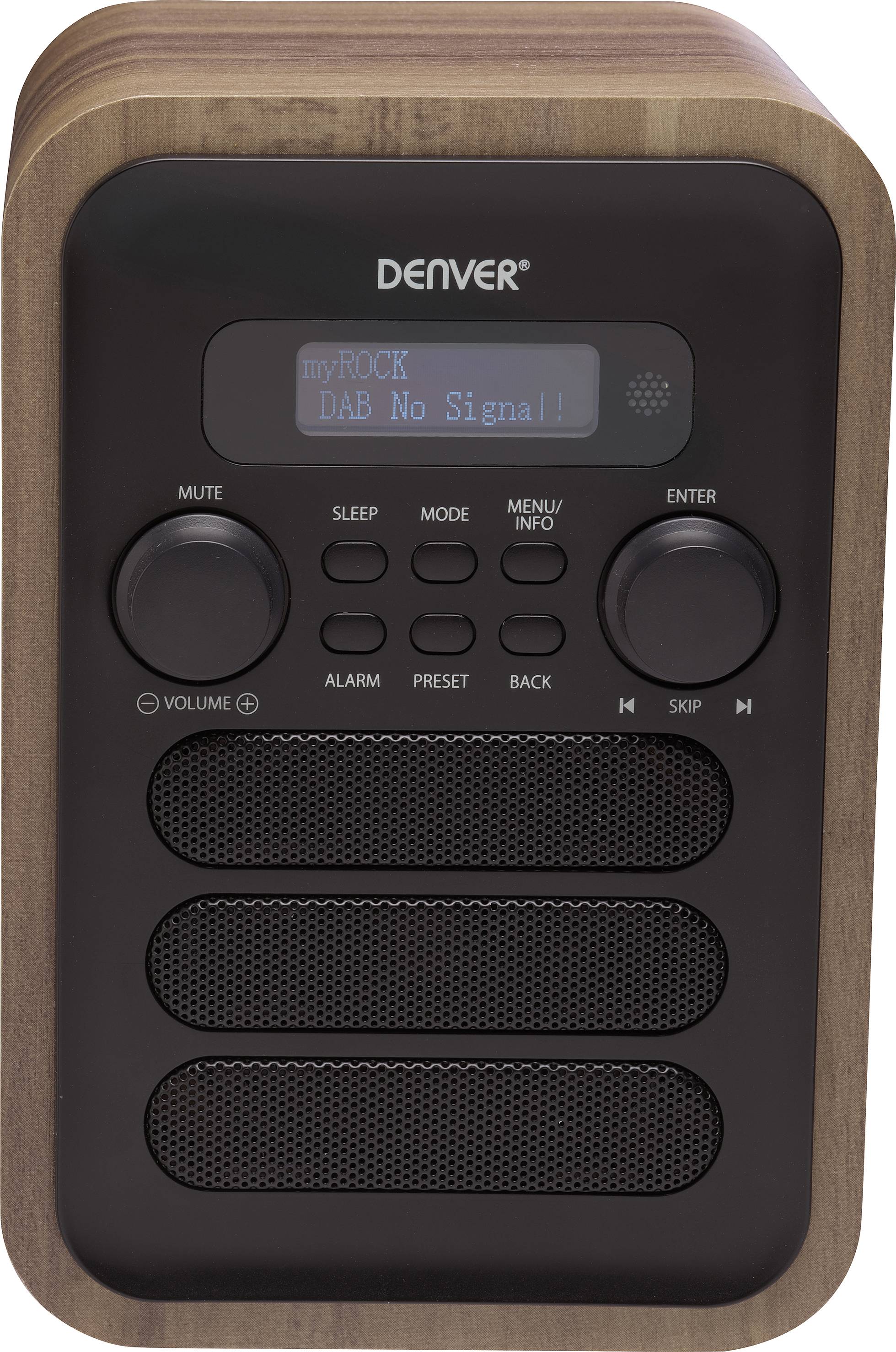 Köksradio Denver DAB-48 FM, DAB+ inkl. fjärrkontroll Grå