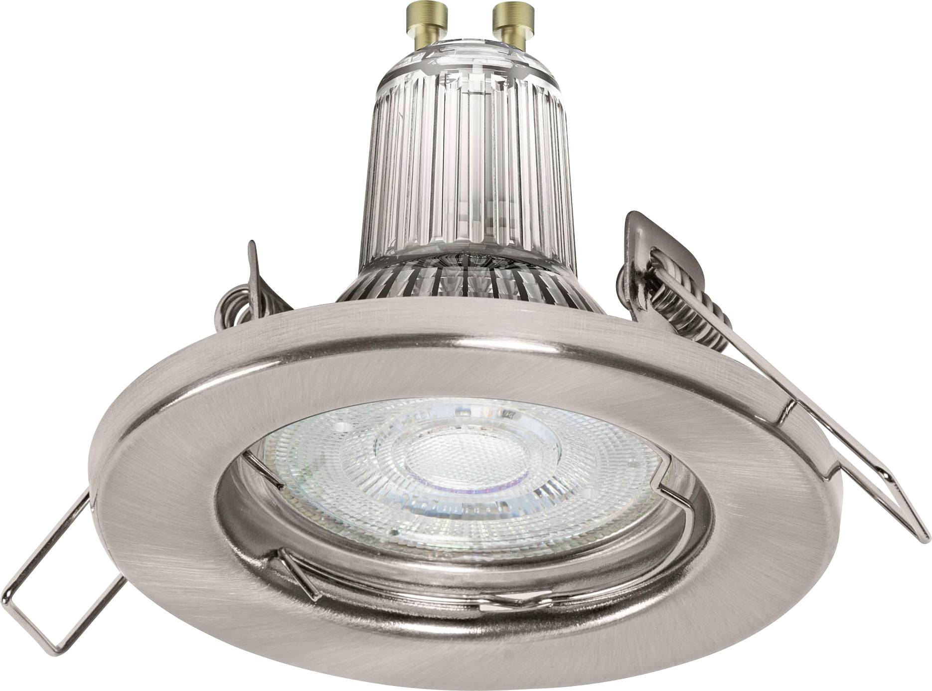 LEDVANCE SET X3 RECESS DOWNLIGHT GU10 LED-badrumsbelysning inbyggnad 4.5 W IP20 Nickel