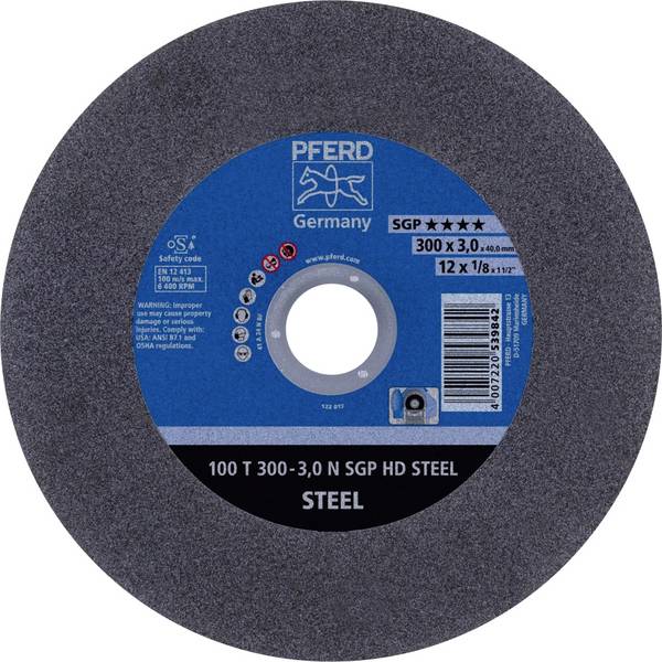 PFERD TOOLS  100 T 300-3,0 N SGP HD STEEL/40,0  66323195  Separationspår rakt    300 mm  20 st  Seghärdningsstål, Stål