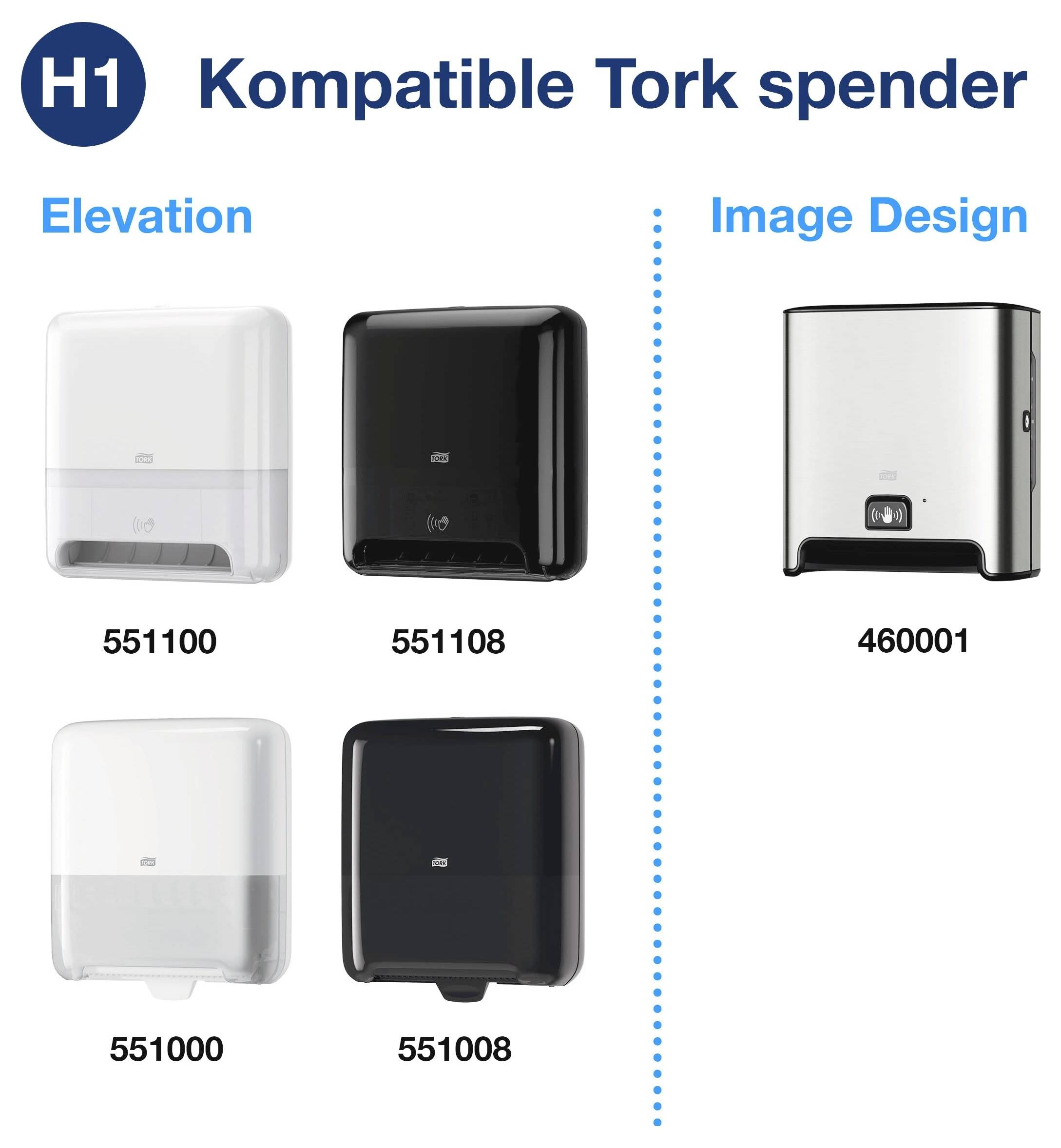 TORK 290068 Pappershanddukar Blå 900 m-6