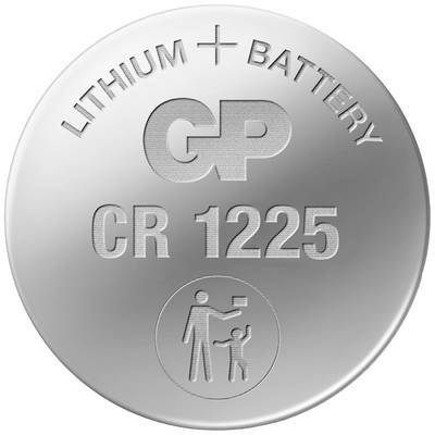 GP Knappcell CR1225 3 V 1 st 62 mAh Litium GPCR1225STD255C1