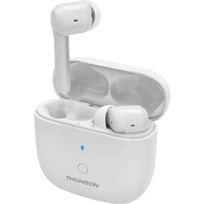 Thomson WEAR7811W In Ear hörlurar Bluetooth Vit Headset, Tocuh-styrning