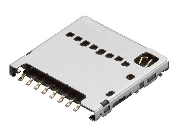 Molex Minneskortplats Totalt antal poler 8 Rastermått: 1.1 mm 1040310811 1 st Tape on Full reel