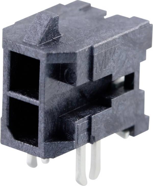 Molex Stiftlist installation (standard)  Totalt antal poler 2 Rastermått: 3 mm 430450206 1 st Tape on Full reel