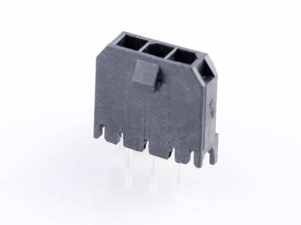 Molex Stiftlist installation (standard)  Totalt antal poler 3 Rastermått: 3 mm 436500329 1 st Tray