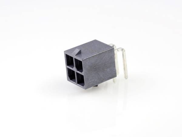 Molex Stiftlist installation (standard) Totalt antal poler 4 Rastermått: 5.7 mm 768250004 1 st Tray