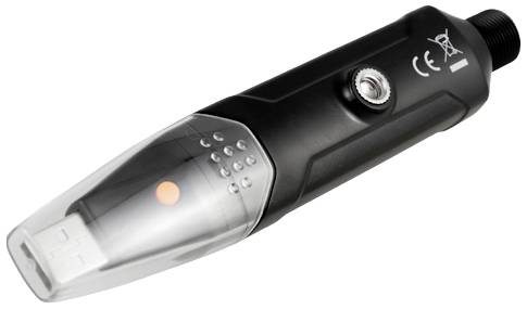 Elektrisk handdammsugare i svart, ergonomisk design, CE-certifierad. Perfekt för små rengöringsuppgifter.