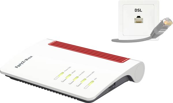 FRITZ! 7530 AX International WiFi Router  2.4 GHz, 5 GHz 1800 MBit/s