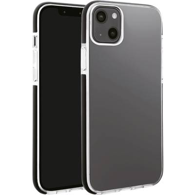 Vivanco Rock Solid Backcover Apple iPhone 13 Transparent, Svart Induktiv laddning, Stöttålig RSCVVIPH2021T
