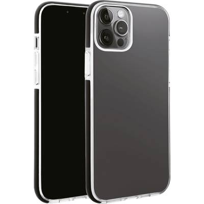 Vivanco Rock Solid Backcover Apple iPhone 13 Pro Max Transparent, Svart Induktiv laddning, Stöttålig RSCVVIPH2021PMT