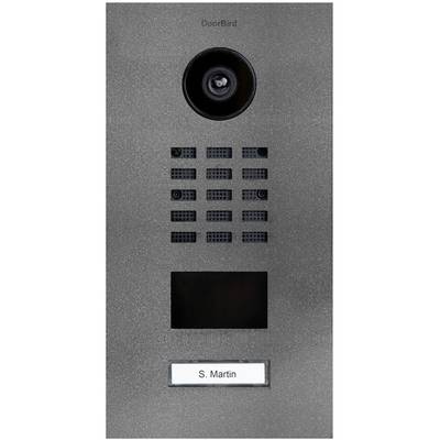 DoorBird D2101V IP Video-porttelefon LAN Utomhusenhet Rostfritt stål, Rostskyddsfärg (sidenmatt)