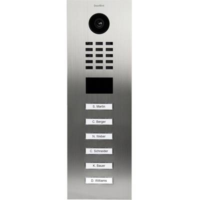 DoorBird D2106V IP Video-porttelefon LAN Utomhusenhet Rostfritt stål V2A (borstat)