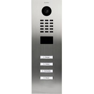 DoorBird D2104V IP Video-porttelefon LAN Utomhusenhet Rostfritt stål V4A (borstat)