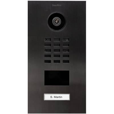 DoorBird D2101V IP Video-porttelefon LAN Utomhusenhet Rostfritt stål V2A (borstat), Titan-look