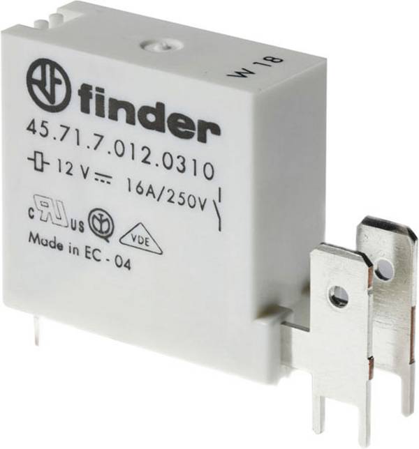 Finder 45.71.7.024.1310 Kretskort-relä 24 V/DC 16 A 1 NO 1 st