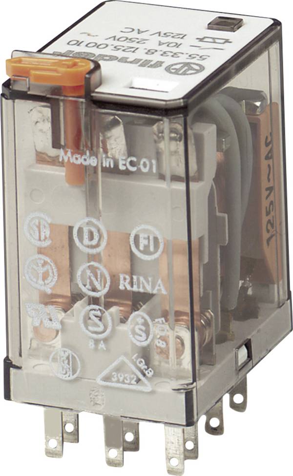 Finder 55.33.8.230.0000 Insticks-relä 230 V/AC 10 A 3 switch 1 st