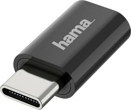 Hama USB 2.0 Adapter [1x Micro-USB-hona - 1x USB-C® hane]   OTG
